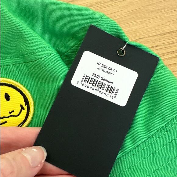 Karl Kani - SMS Sample Bucket Hat in Green & Yellow - Picture 2 of 3